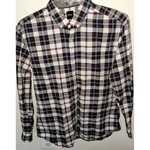 Hugo Boss Men's Slim Fit‎ Plaid Flannel Long Sleeve Casual Shirt Measurements